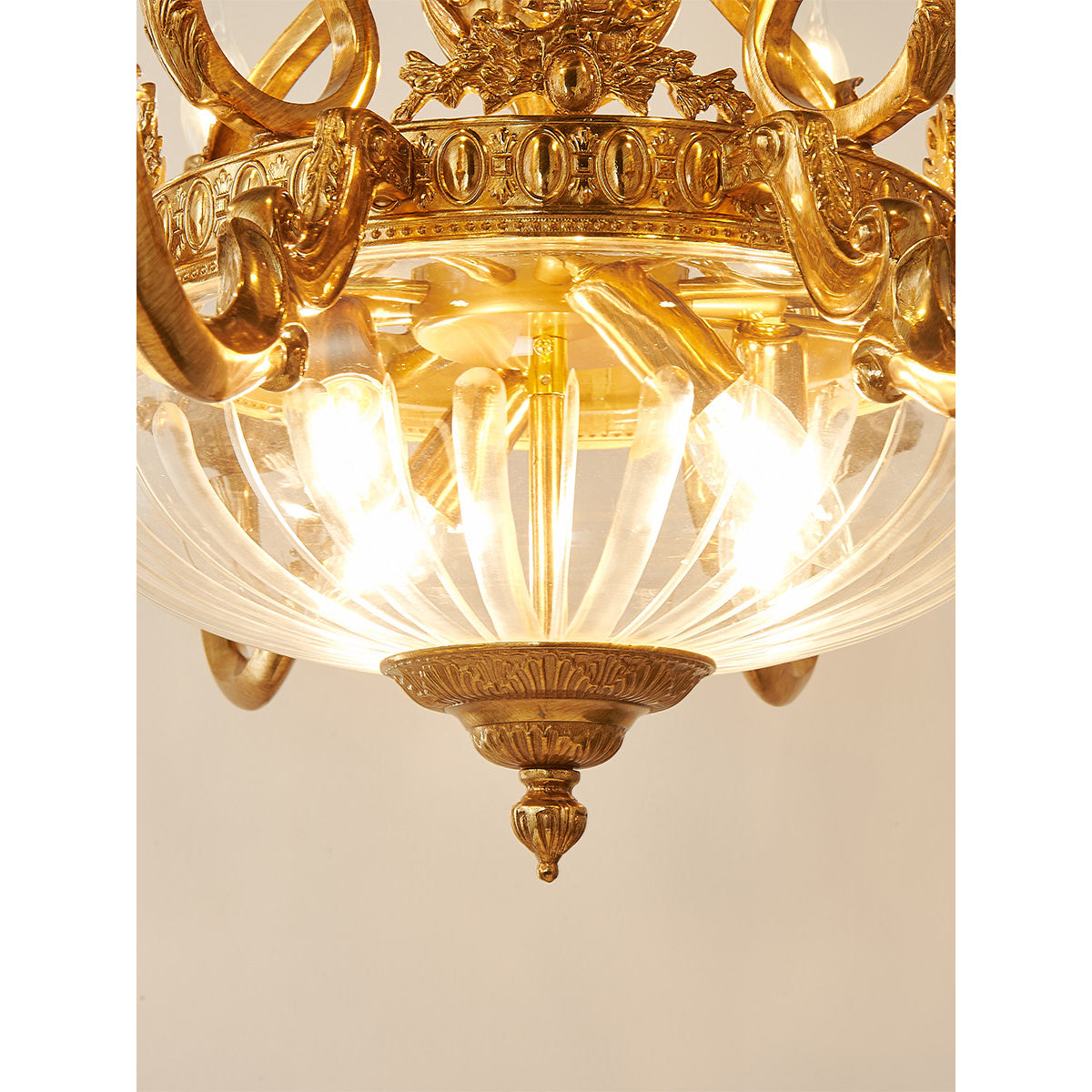 Bridgewater Brass Chandelier