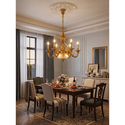 Bridgewater Brass Chandelier
