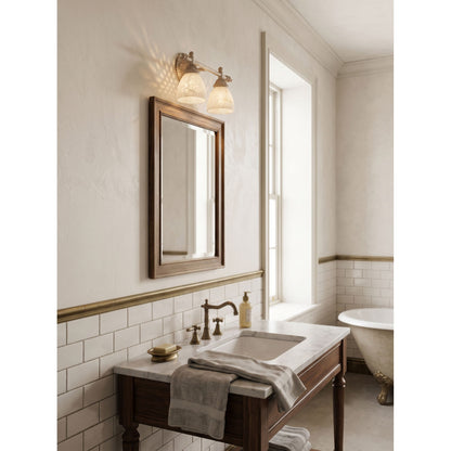 Brooks Vanity Alabaster Wall Sconce