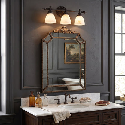 Brooks Vanity Alabaster Wall Sconce