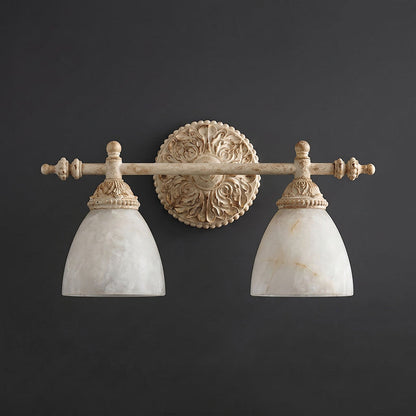 Brooks Vanity Alabaster Wall Sconce