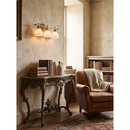 Brooks Vanity Alabaster Wall Sconce
