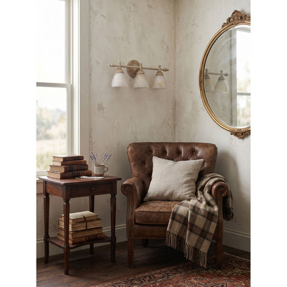 Brooks Vanity Alabaster Wall Sconce