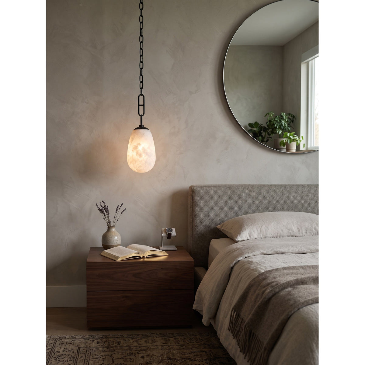 Bruckner Alabaster Pendant Lamp