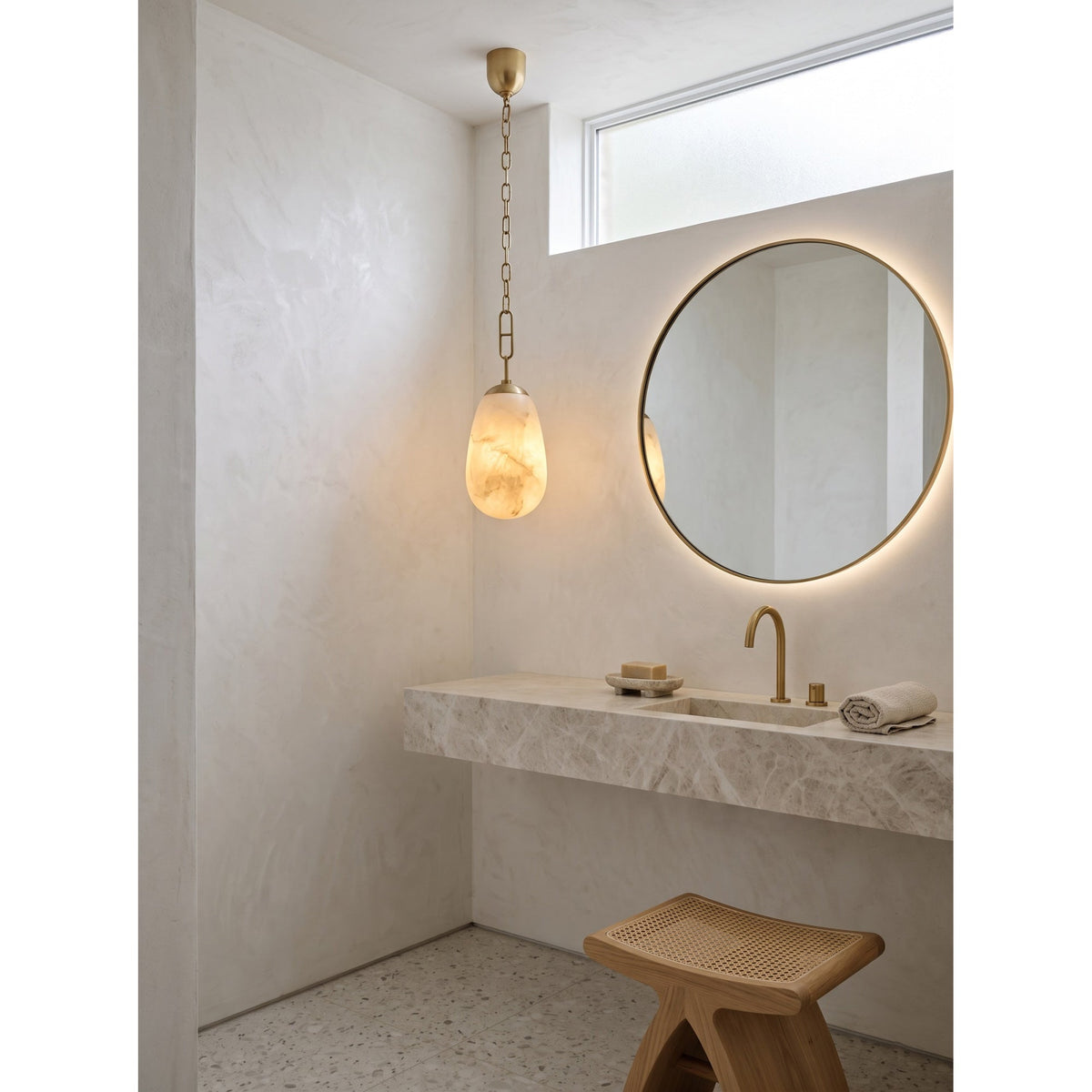 Bruckner Alabaster Pendant Lamp
