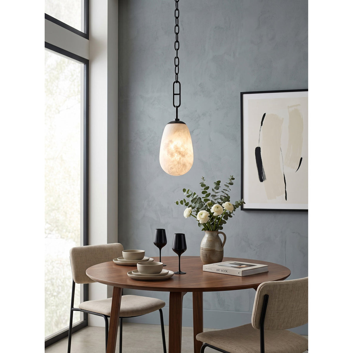 Bruckner Alabaster Pendant Lamp