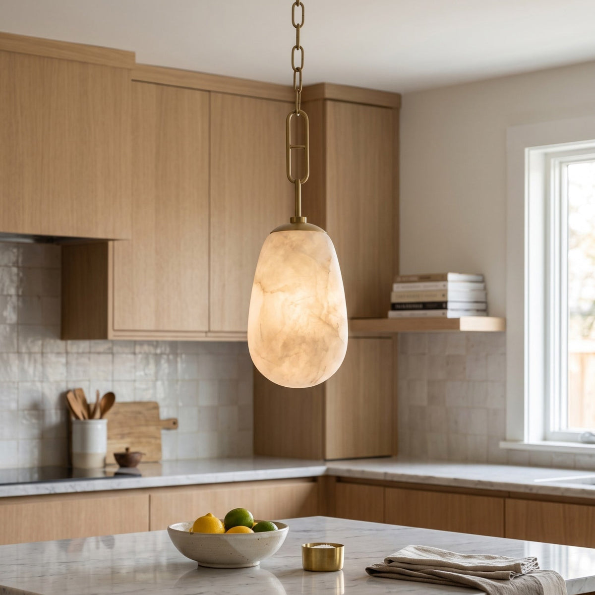 Bruckner Alabaster Pendant Lamp