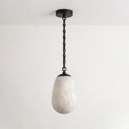 Bruckner Chain Alabaster Chandelier