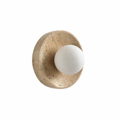 Calvora Travertine Wall Sconce