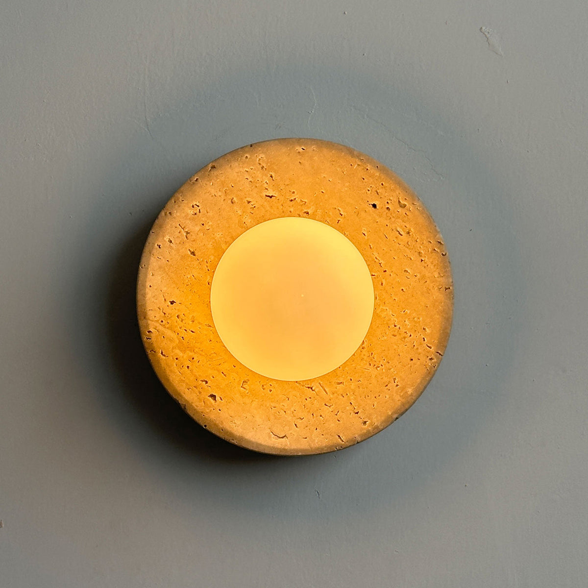 Calvora Travertine Wall Sconce