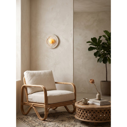 Camellia Marble Wall Sconce