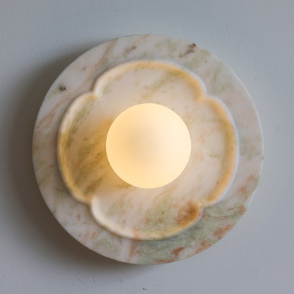 Camellia Marble Wall Sconce