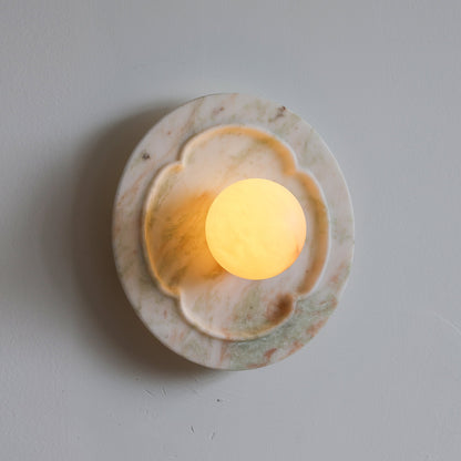 Camellia Marble Wall Sconce