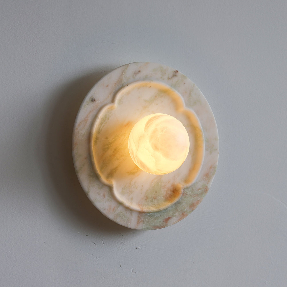 Camellia Marble Wall Sconce