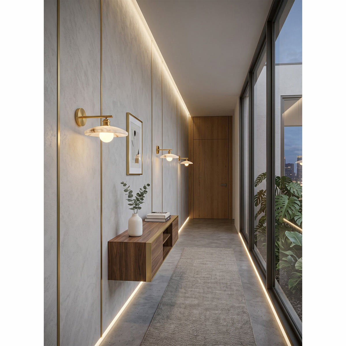 Cantina Alabaster Wall Sconce