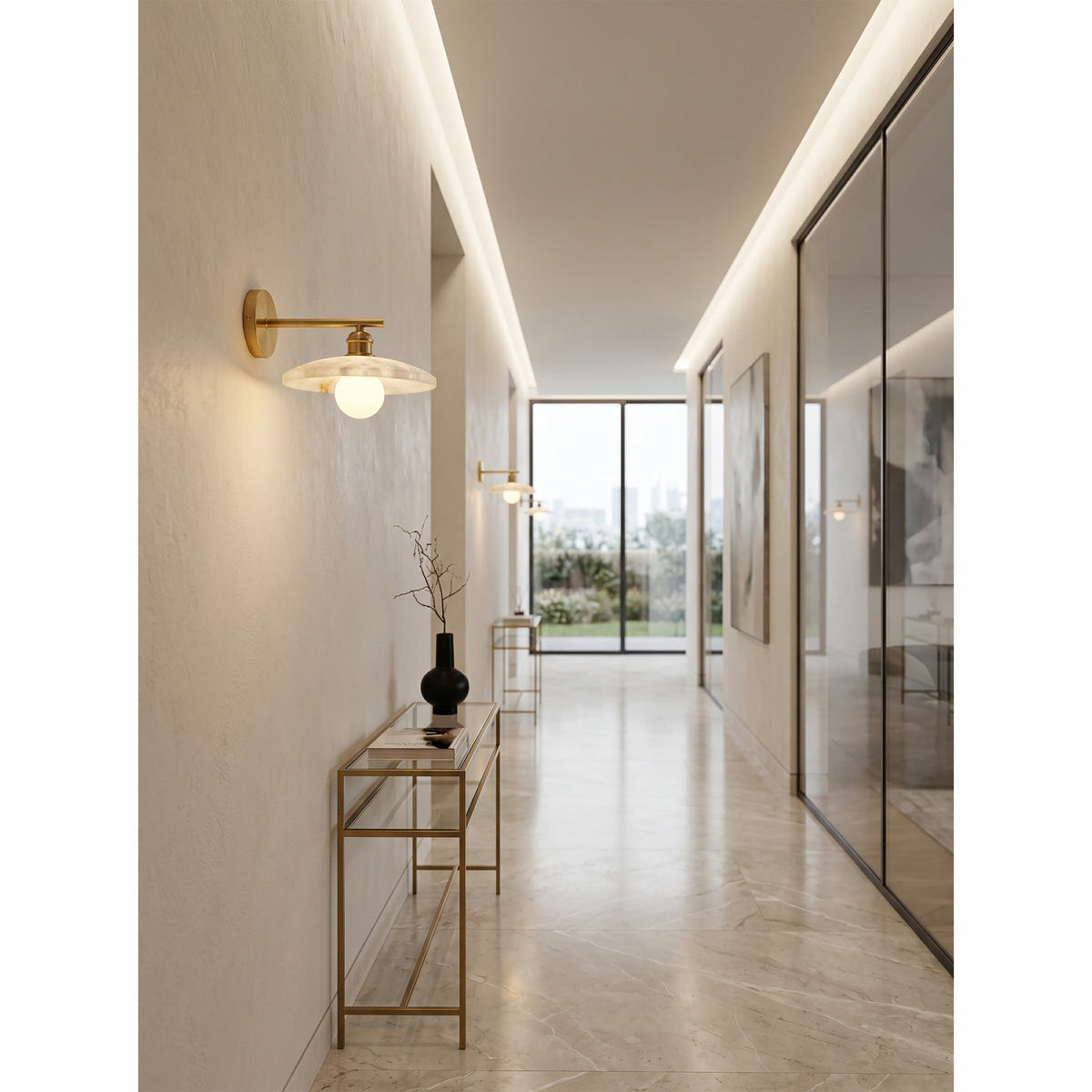 Cantina Alabaster Wall Sconce