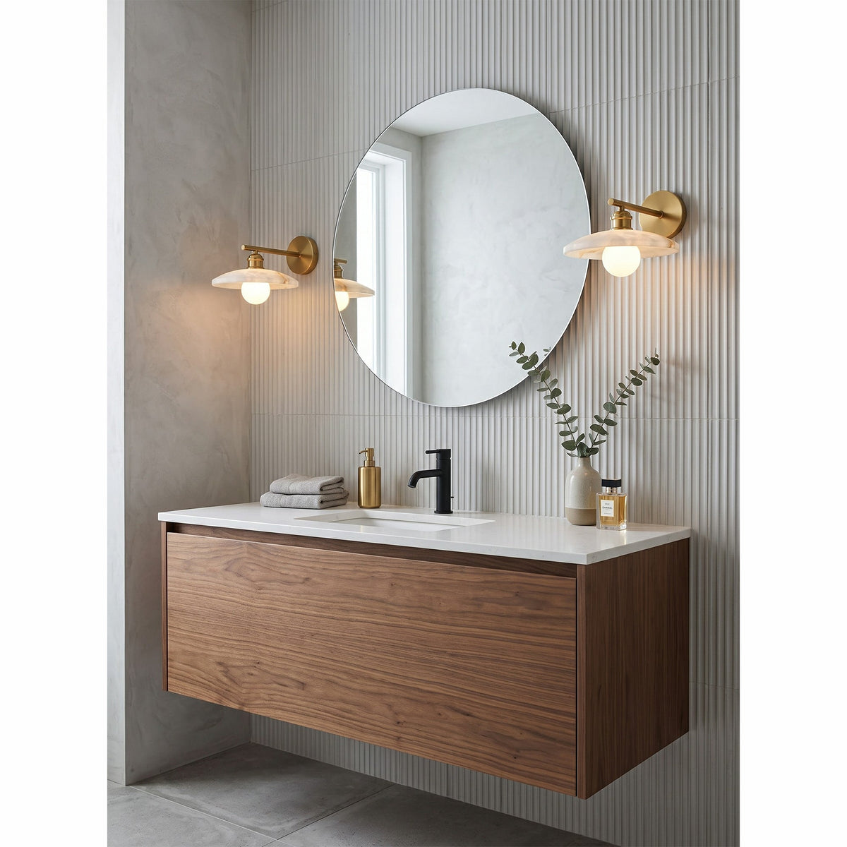 Cantina Alabaster Wall Sconce