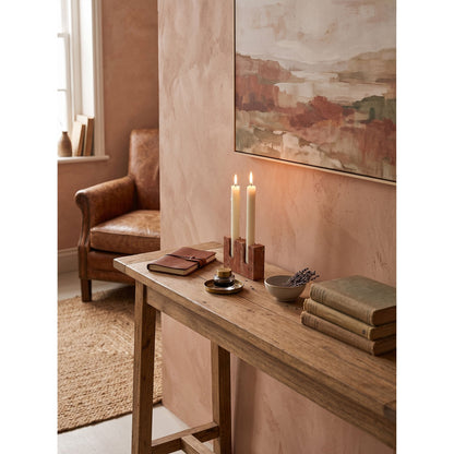 Canyon Marble Double Candle Holder