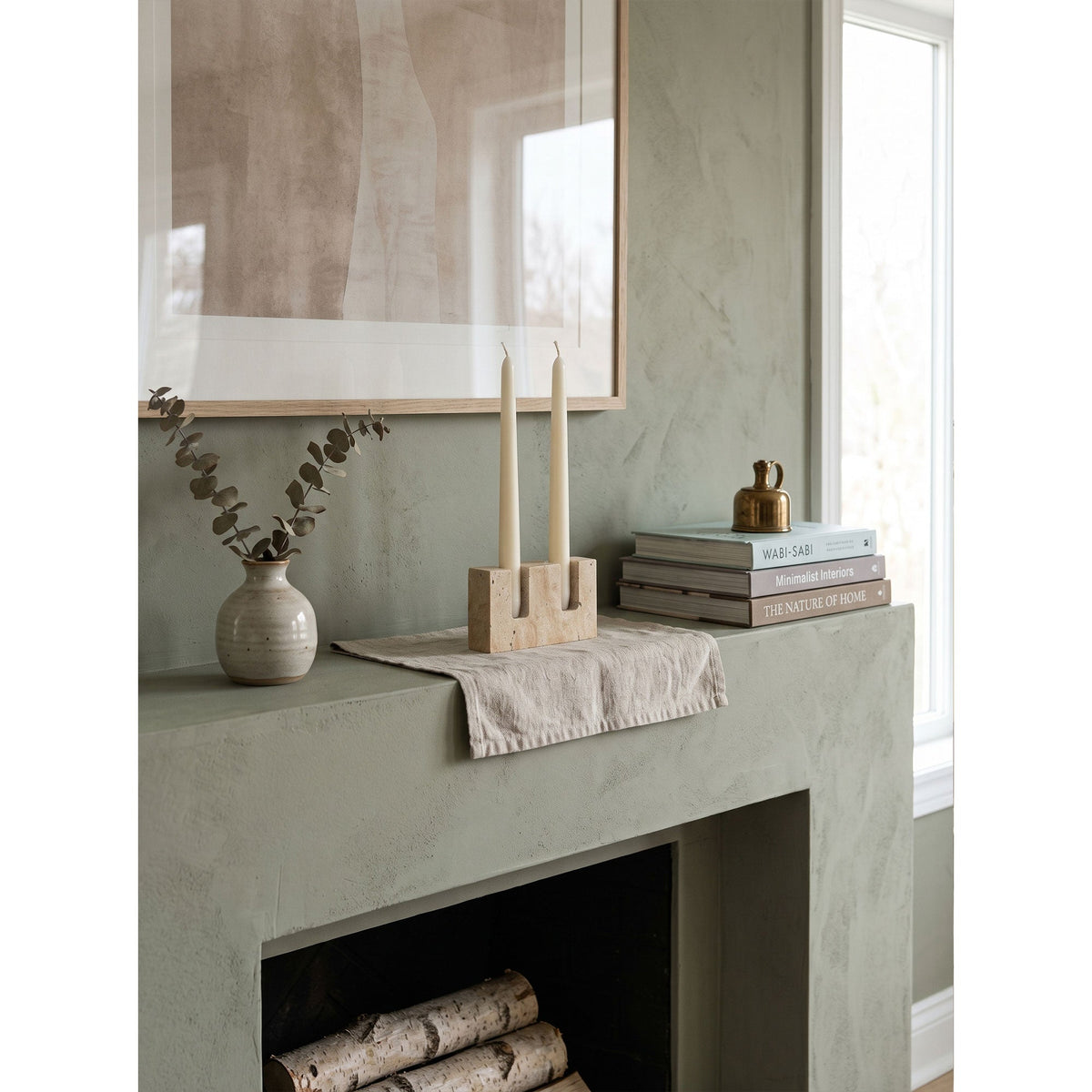Canyon Marble Double Candle Holder