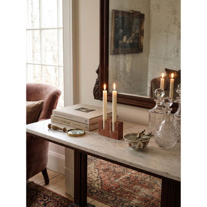 Canyon Marble Double Candle Holder