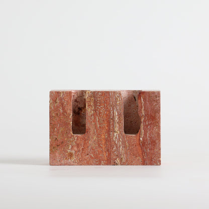 Canyon Marble Double Candle Holder