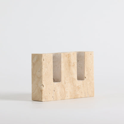 Canyon Marble Double Candle Holder