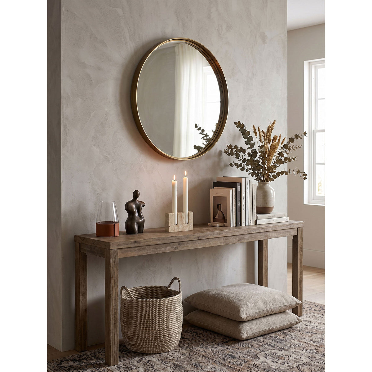 Canyon Marble Double Candle Holder