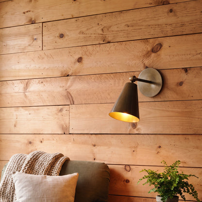 Cara Brass Wall Sconce