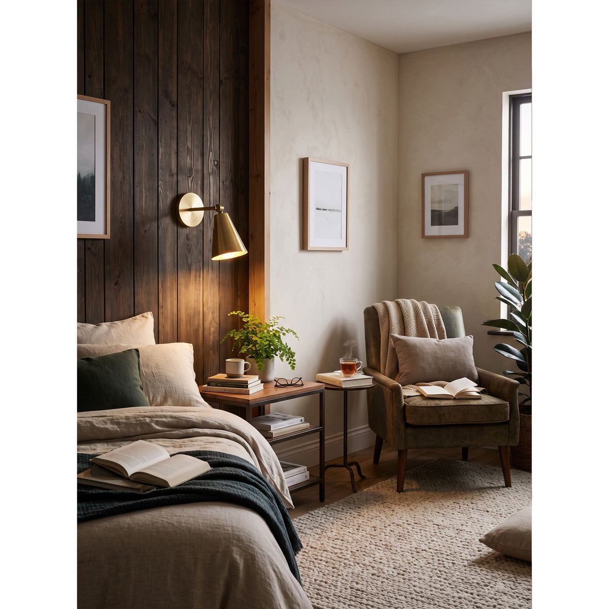 Cara Brass Wall Sconce