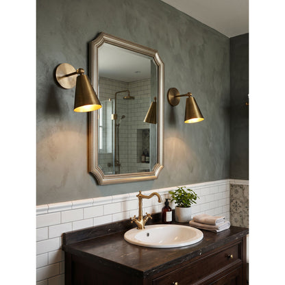 Cara Brass Wall Sconce