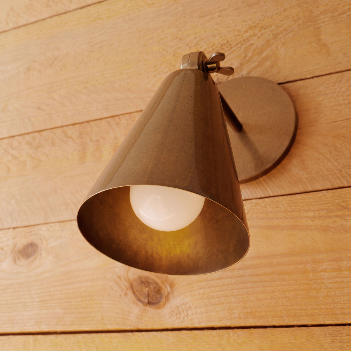 Cara Brass Wall Sconce