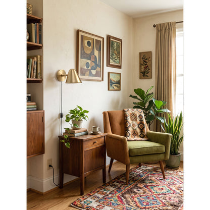 Casa Cone Plug-in Wall Sconce
