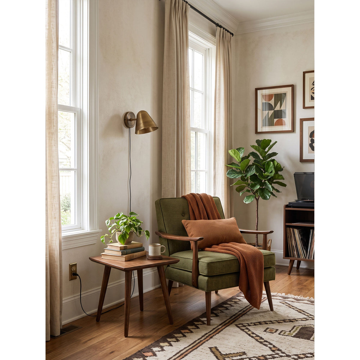 Casa Cone Plug-in Wall Sconce
