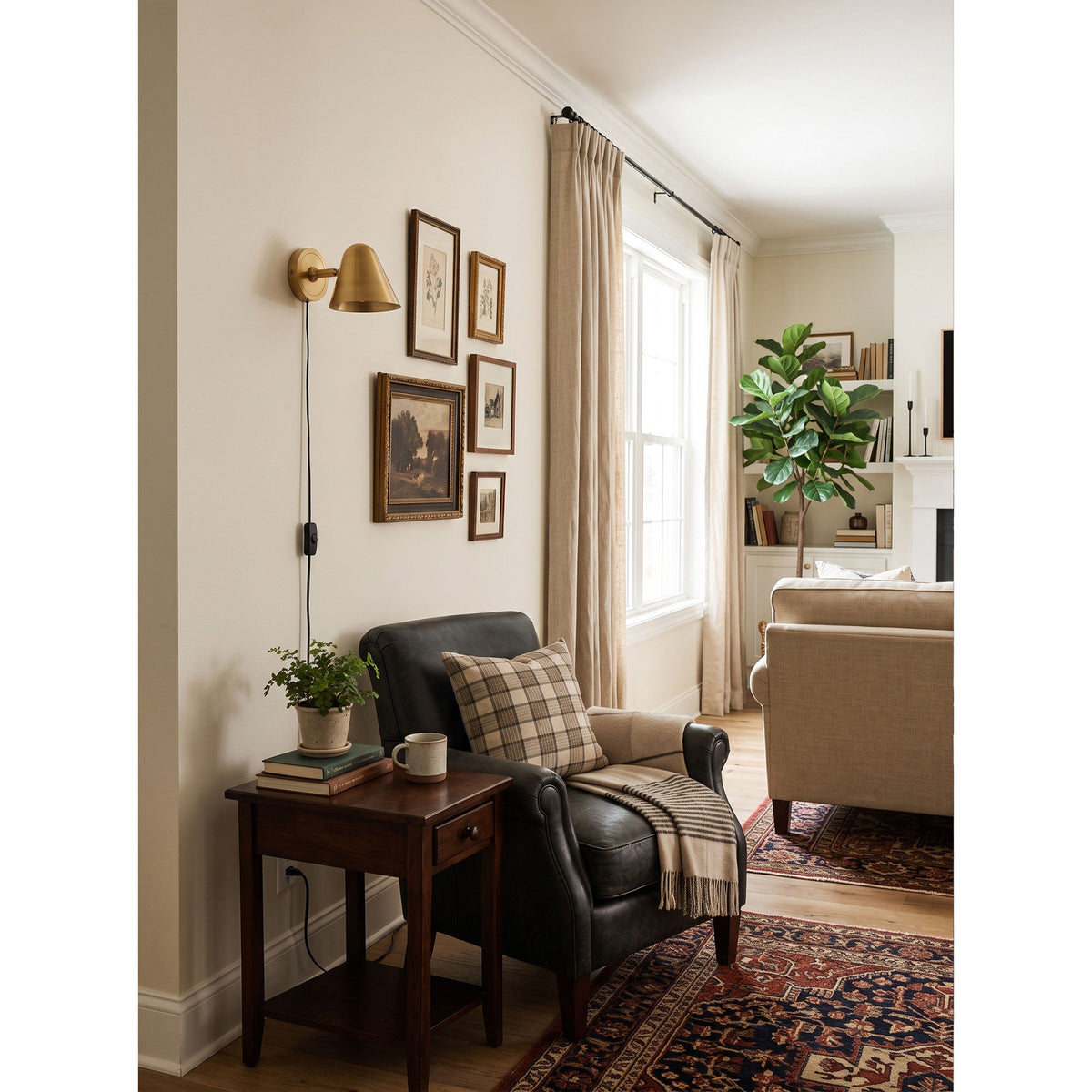 Casa Cone Plug-in Wall Sconce