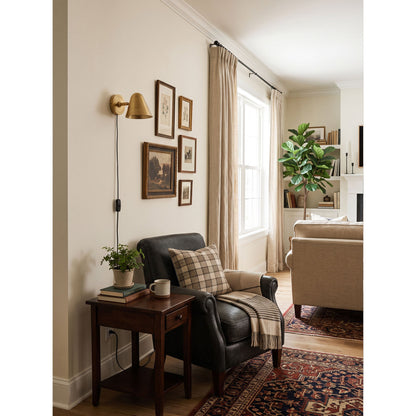 Casa Cone Plug-in Wall Sconce