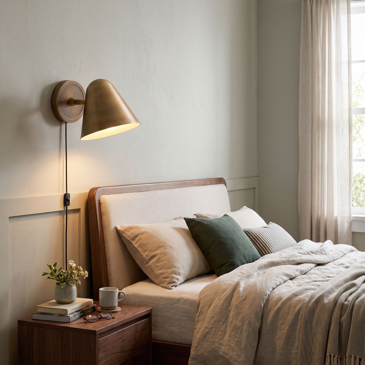Casa Cone Plug-in Wall Sconce