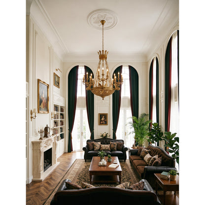 Céline Brass Chandelier