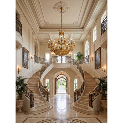 Céline Brass Chandelier