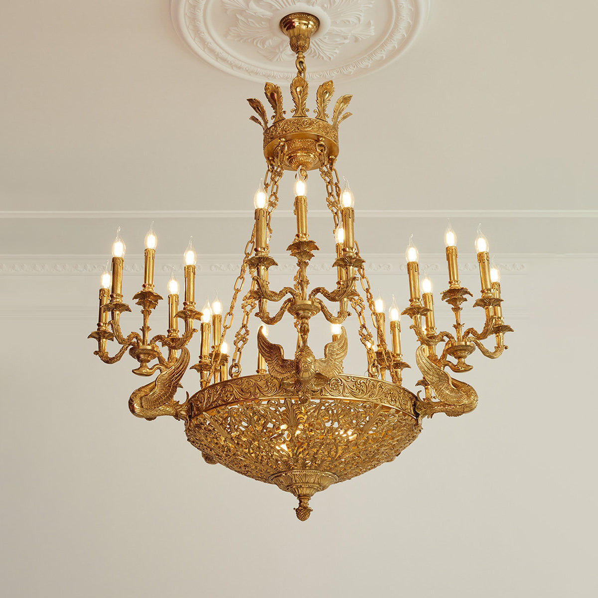 Céline Brass Chandelier