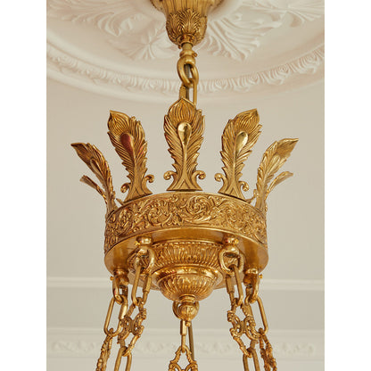 Céline Brass Chandelier