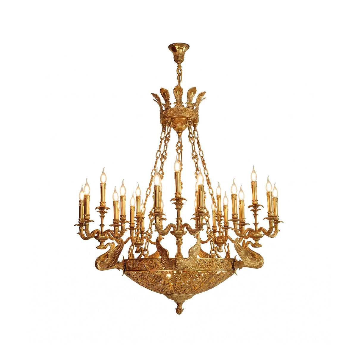Céline Brass Chandelier