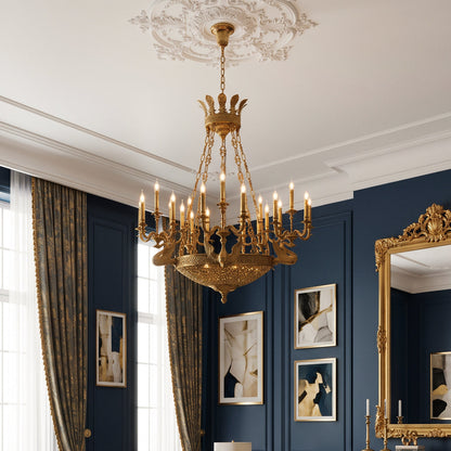 Céline Brass Chandelier