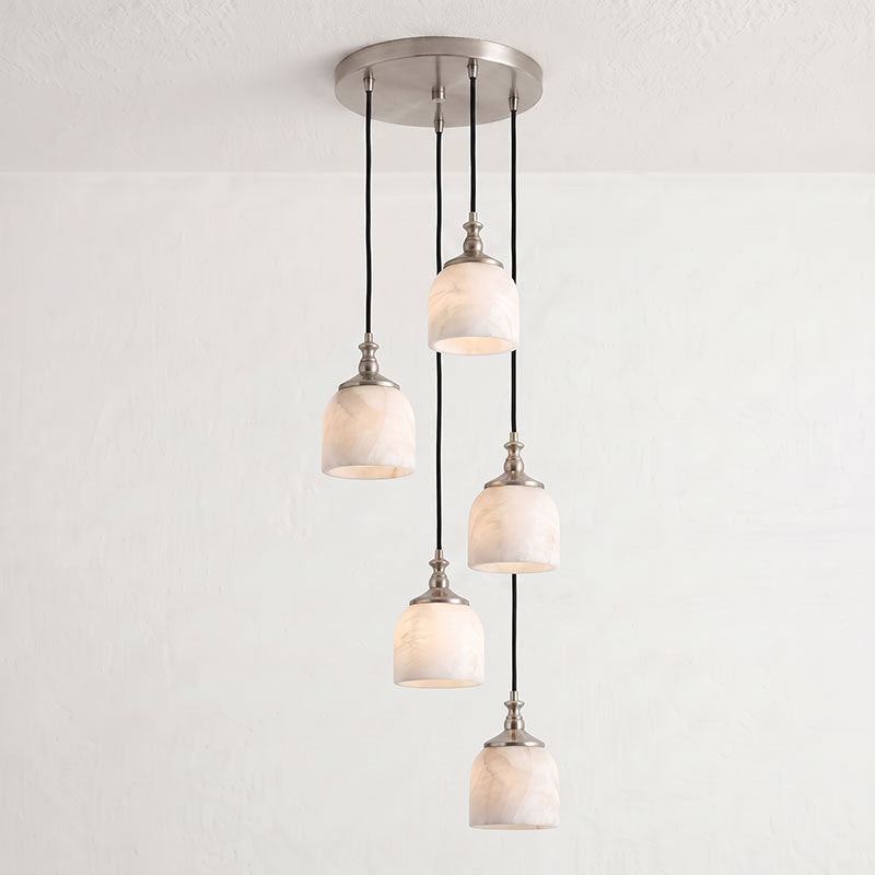 Chart Alabaster Cluster Chandelier
