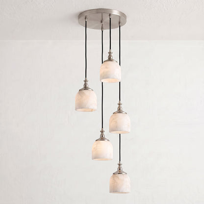 Chart Alabaster Cluster Chandelier
