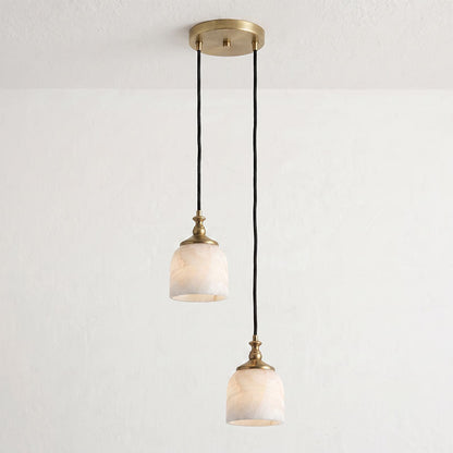 Chart Alabaster Cluster Chandelier
