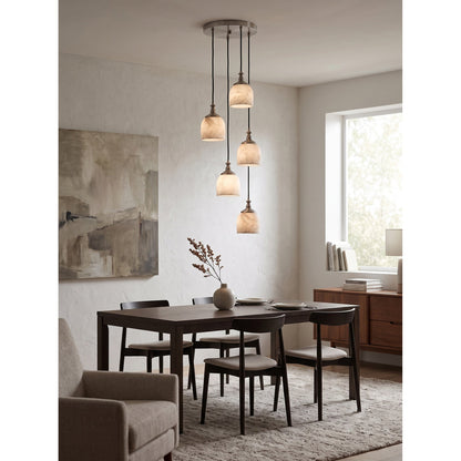 Chart Alabaster Cluster Chandelier