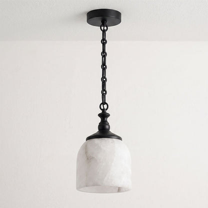 Chart Chain Alabaster Chandelier