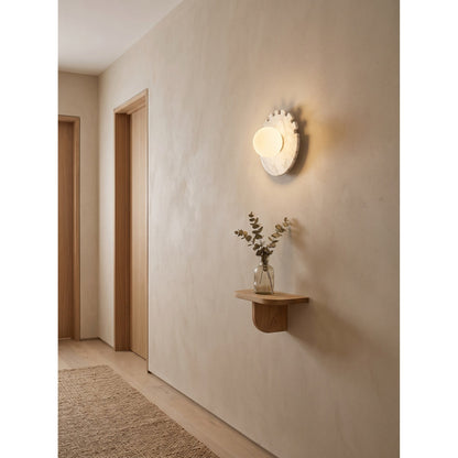 Checkered Disc Wall Sconce
