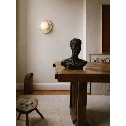 Checkered Disc Wall Sconce