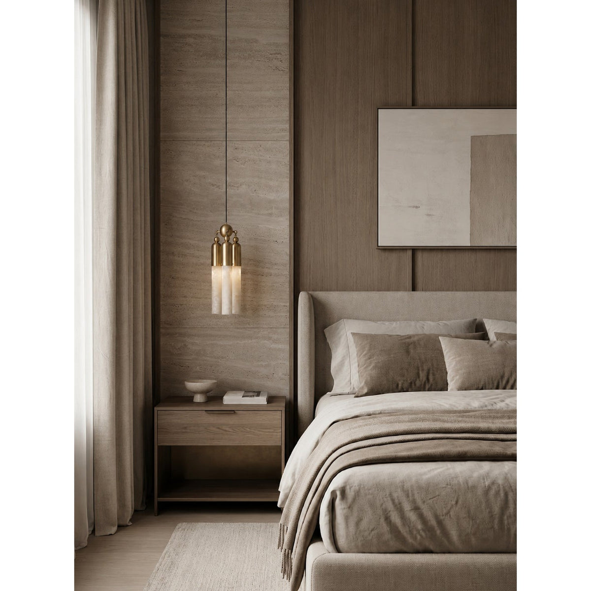 Chrishell Alabaster Pendant Lamp